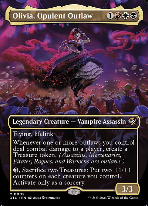 Olivia, Opulent Outlaw (OTC 2) [Outlaws of Thunder Junction Commander]