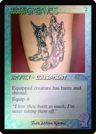 Lightning Greaves (1662) (Rainbow Foil) [Secret Lair Drop Series]