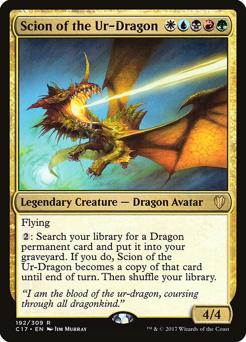 Scion of the Ur-Dragon (C17 192) [Commander 2017]