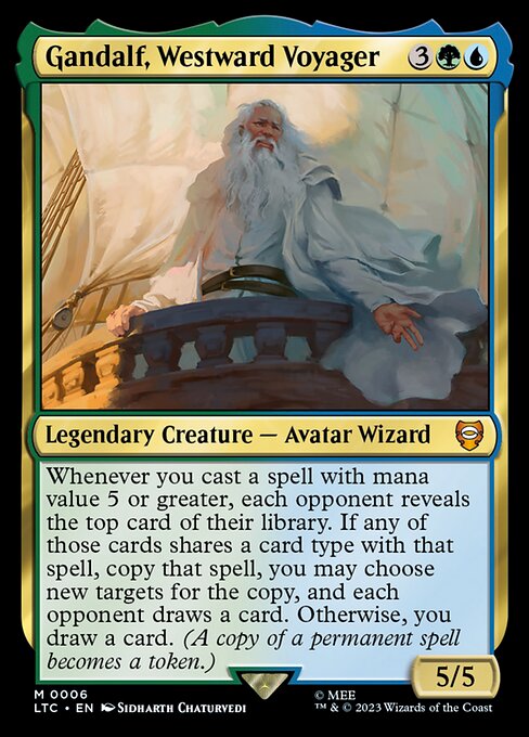 Gandalf, Westward Voyager (LTC 6) [Tales of Middle-earth Commander]