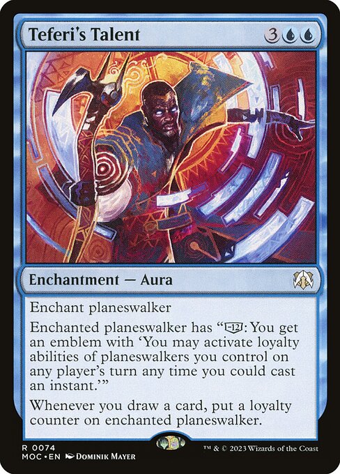 Teferi's Talent (MOC 74) [March of the Machine Commander]
