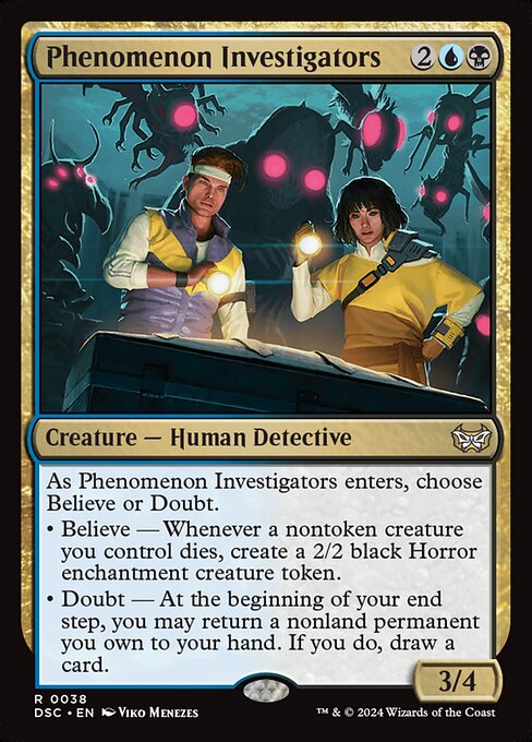 Phenomenon Investigators (DSC 38) [Duskmourn: House of Horror Commander]