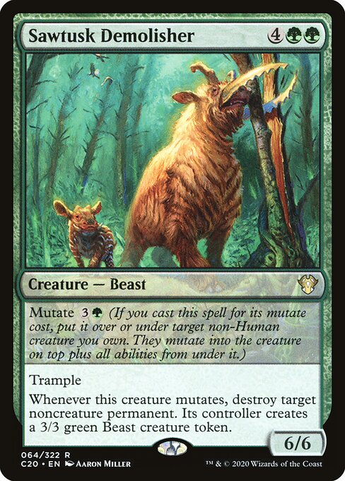 Sawtusk Demolisher (C20 64) [Commander 2020]