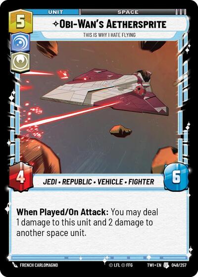 Obi Wans Aethersprite This is Why I Hate Flying (TWI 048/257) [Twilight of the Republic]