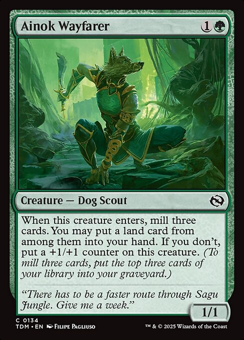 Ainok Wayfarer (TDM 134) [Tarkir: Dragonstorm]
