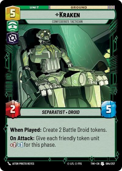 Kraken Confederate Tactician (TWI 084/257) [Twilight of the Republic]