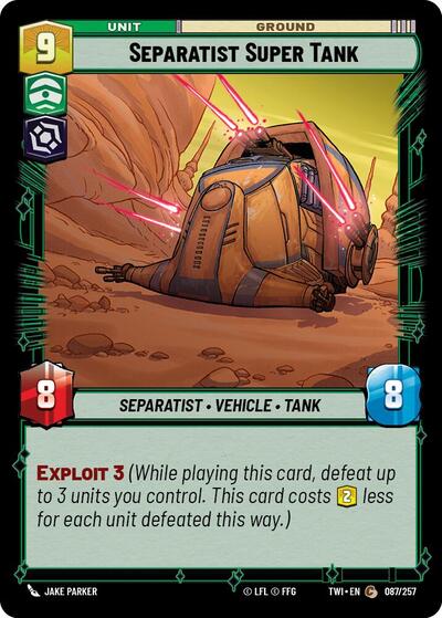 Separatist Super Tank (TWI 087/257) [Twilight of the Republic]