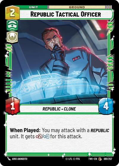 Republic Tactical Officer (TWI 091/257) [Twilight of the Republic]