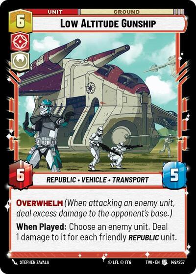 Low Altitude Gunship (TWI 149/257) [Twilight of the Republic]