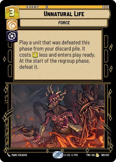 Unnatural Life (TWI 189/257) [Twilight of the Republic]