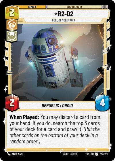 R2 D2 Full of Solutions (TWI 193/257) [Twilight of the Republic]