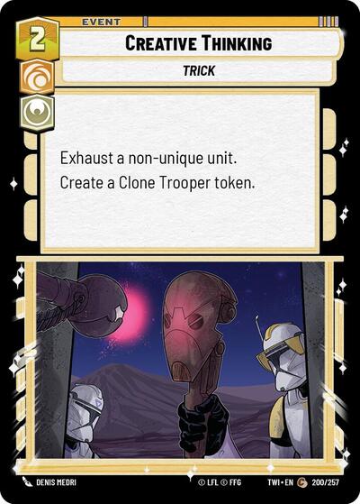 Creative Thinking (TWI 200/257) [Twilight of the Republic]