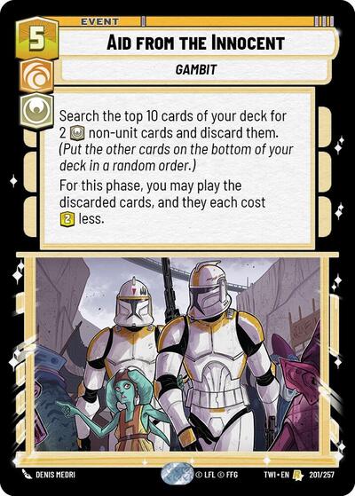 Aid from the Innocent (TWI 201/257) [Twilight of the Republic]