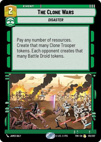 The Clone Wars (TWI 125/257) [Twilight of the Republic]