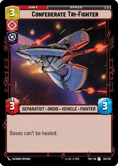Confederate Tri Fighter (TWI 132/257) [Twilight of the Republic]