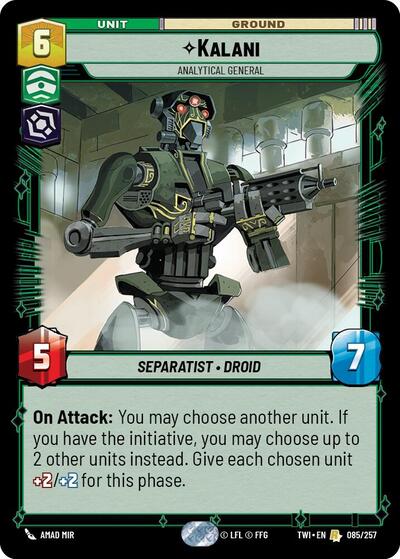 Kalani Analytical General (TWI 085/257) [Twilight of the Republic]