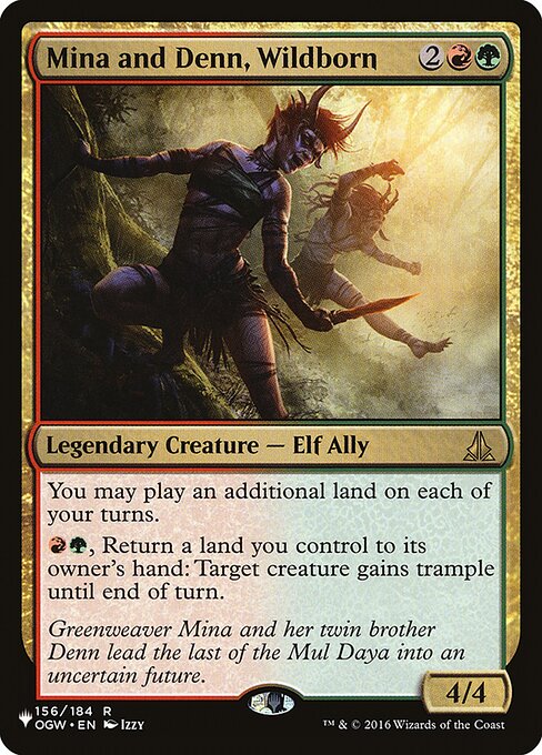 Mina and Denn, Wildborn (PLST OGW-156) [The List]