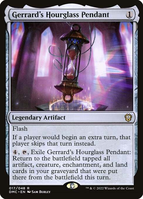 Gerrard's Hourglass Pendant (DMC 17) [Dominaria United Commander]