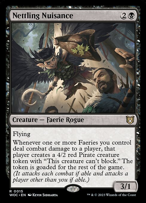 Nettling Nuisance (WOC 15) [Wilds of Eldraine Commander]