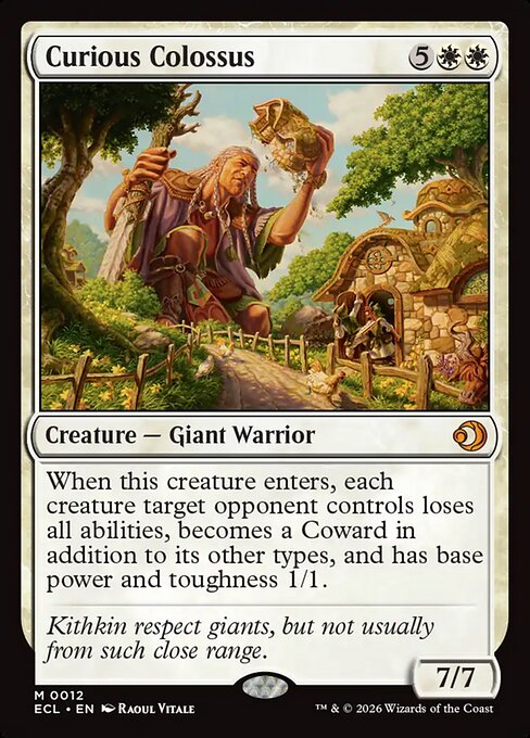 Curious Colossus (ECL 12) [Lorwyn Eclipsed]