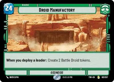 Droid Manufactory (TWI 022/257) [Twilight of the Republic]
