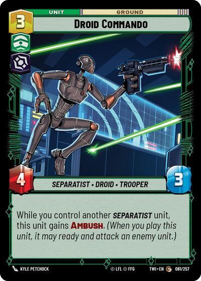 Droid Commando (TWI 081/257) [Twilight of the Republic]