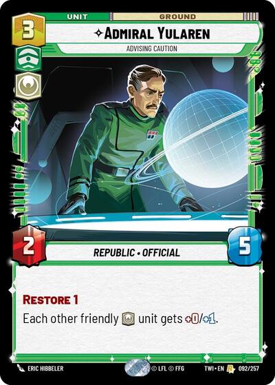 Admiral Yularen Advising Caution (TWI 092/257) [Twilight of the Republic]