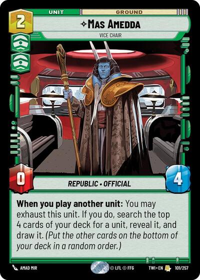 Mas Amedda Vice Chair (TWI 101/257) [Twilight of the Republic]