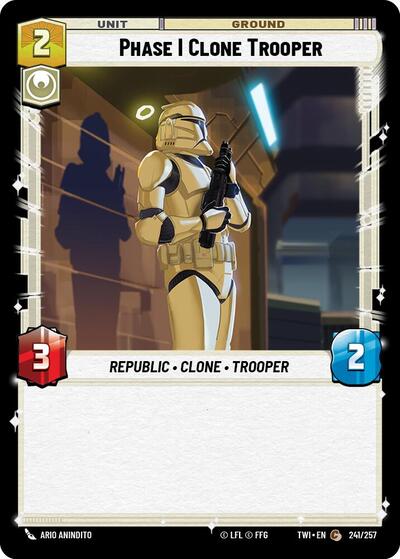 Phase I Clone Trooper (TWI 241/257) [Twilight of the Republic]