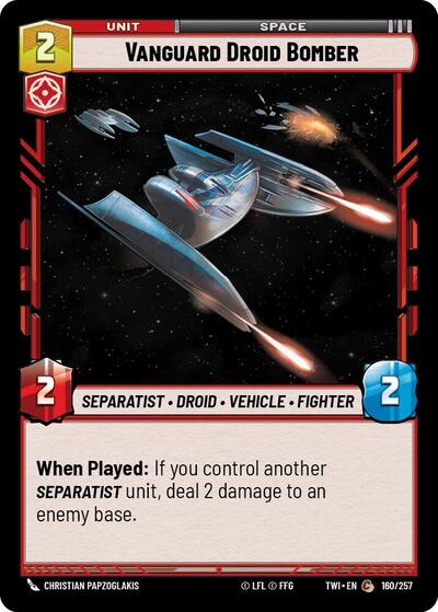 Vanguard Droid Bomber (TWI 160/257) [Twilight of the Republic]
