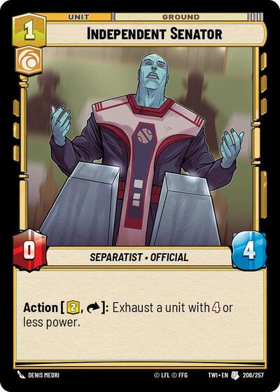 Independent Senator (TWI 206/257) [Twilight of the Republic]