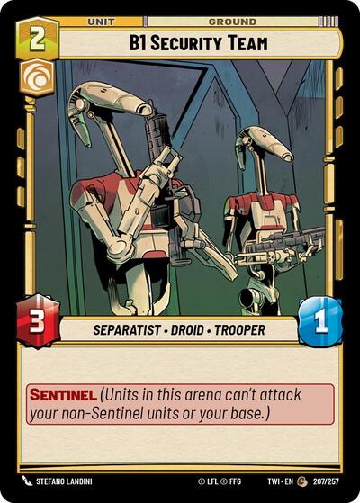 B1 Security Team (TWI 207/257) [Twilight of the Republic]
