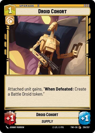 Droid Cohort (TWI 218/257) [Twilight of the Republic]