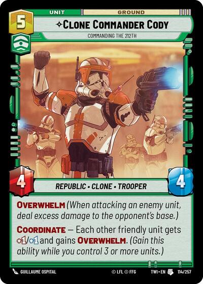 Clone Commander Cody Commanding the 212th (TWI 114/257) [Twilight of the Republic]