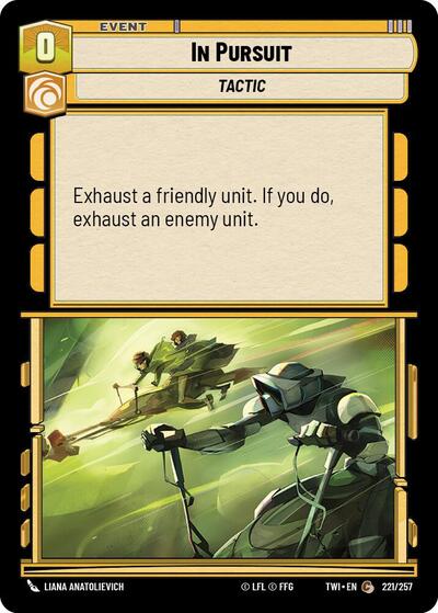 In Pursuit (TWI 221/257) [Twilight of the Republic]