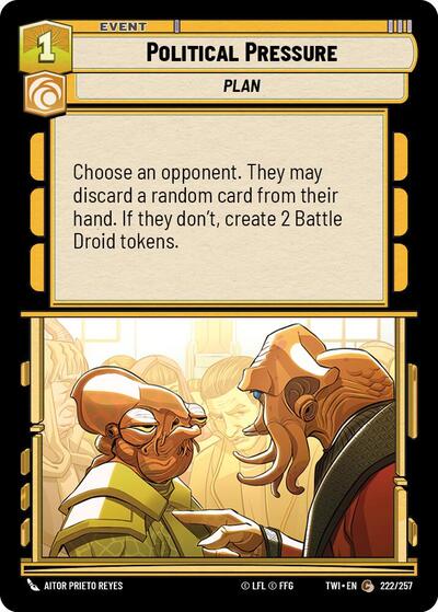 Political Pressure (TWI 222/257) [Twilight of the Republic]
