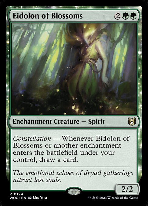 Eidolon of Blossoms (WOC 124) [Wilds of Eldraine Commander]