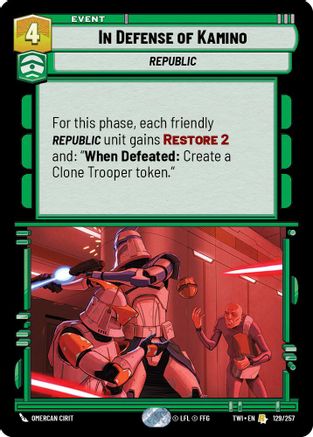 In Defense of Kamino (129/257) (129/257) [Twilight of the Republic]