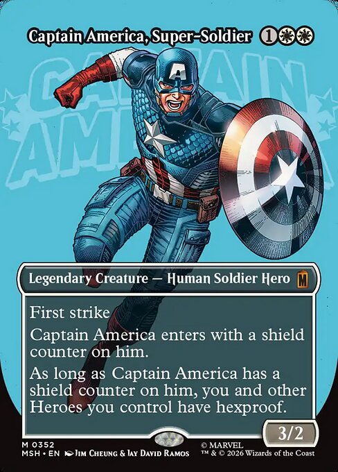 Captain America, Super-Soldier (MSH 352) [Marvel Super Heroes]