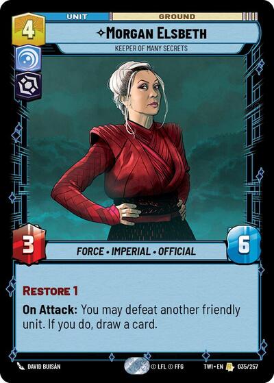 Morgan Elsbeth Keeper of Many Secrets (TWI 035/257) [Twilight of the Republic]