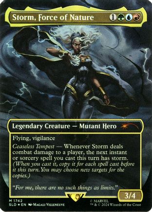 Storm, Force of Nature (Rainbow Foil) [Secret Lair Drop Series]