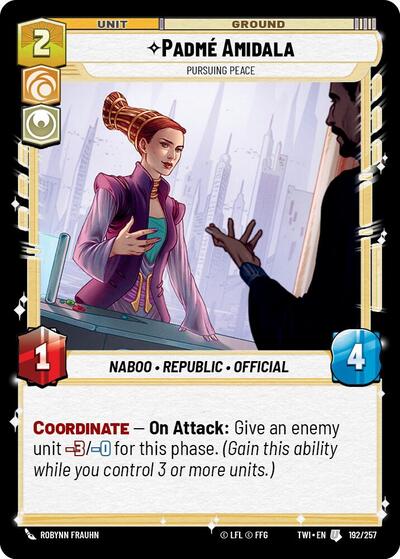 Padmé Amidala Pursuing Peace (TWI 192/257) [Twilight of the Republic]