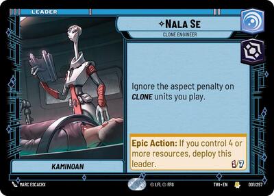 Nala Se Clone Engineer (TWI 001/257) [Twilight of the Republic]
