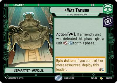 Wat Tambor Techno Union Foreman (TWI 006/257) [Twilight of the Republic]