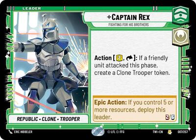 Captain Rex Fighting For His Brothers (TWI 007/257) [Twilight of the Republic]