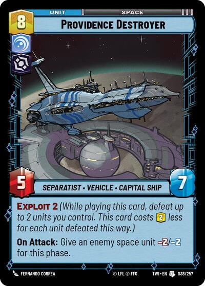 Providence Destroyer (TWI 038/257) [Twilight of the Republic]