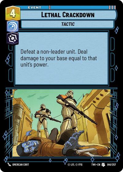 Lethal Crackdown (TWI 041/257) [Twilight of the Republic]