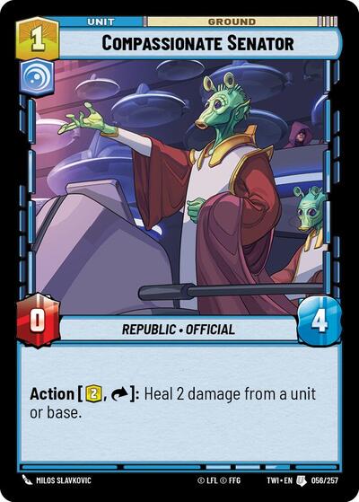 Compassionate Senator (TWI 056/257) [Twilight of the Republic]