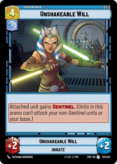 Unshakeable Will (TWI 071/257) [Twilight of the Republic]