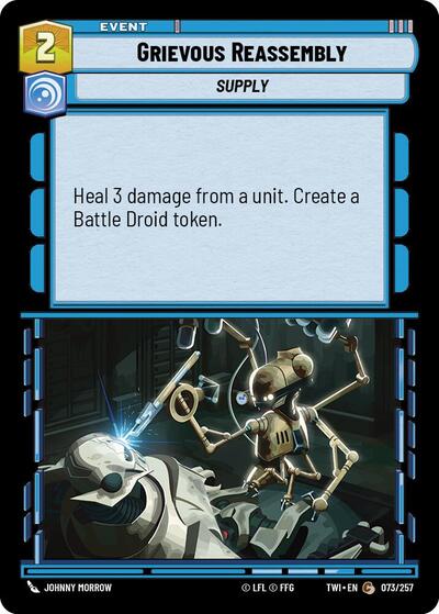 Grievous Reassembly (TWI 073/257) [Twilight of the Republic]